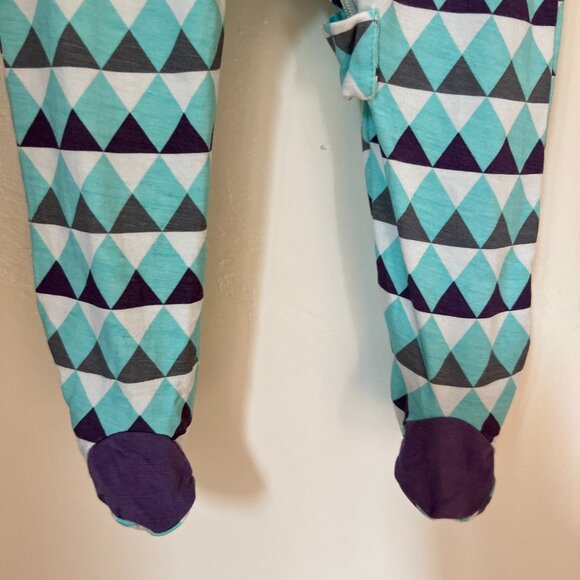 Silkberry Baby Printed Footed Sleeper.  Bamboo.  6-12 month NWT! - Picture 4 of 7